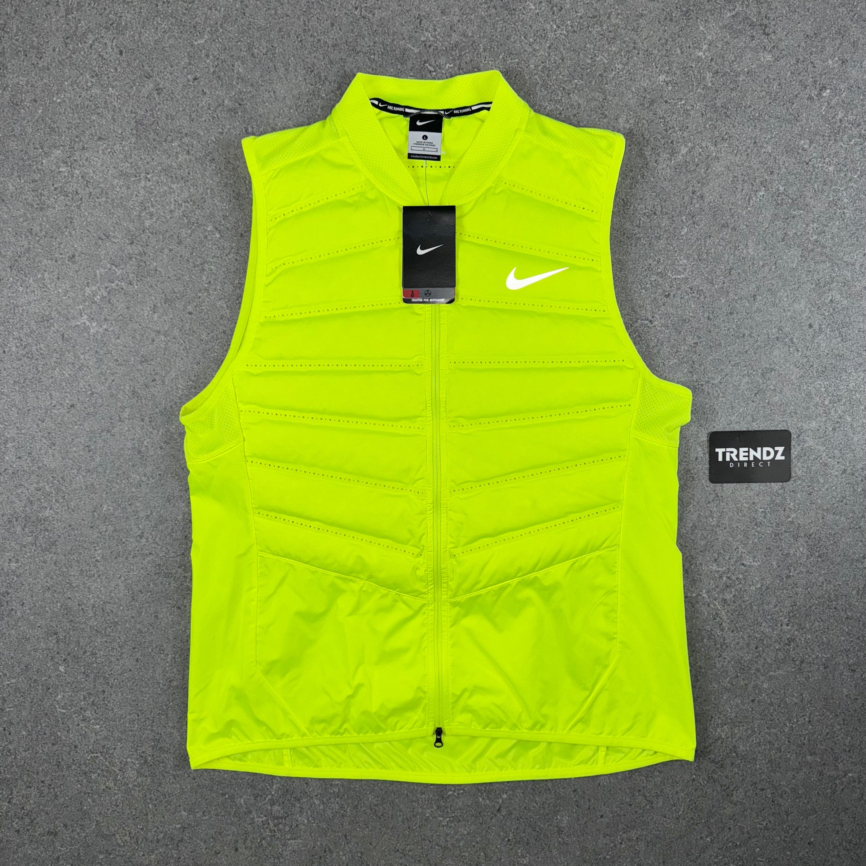 NIKE AEROLOFT GILET - NEON