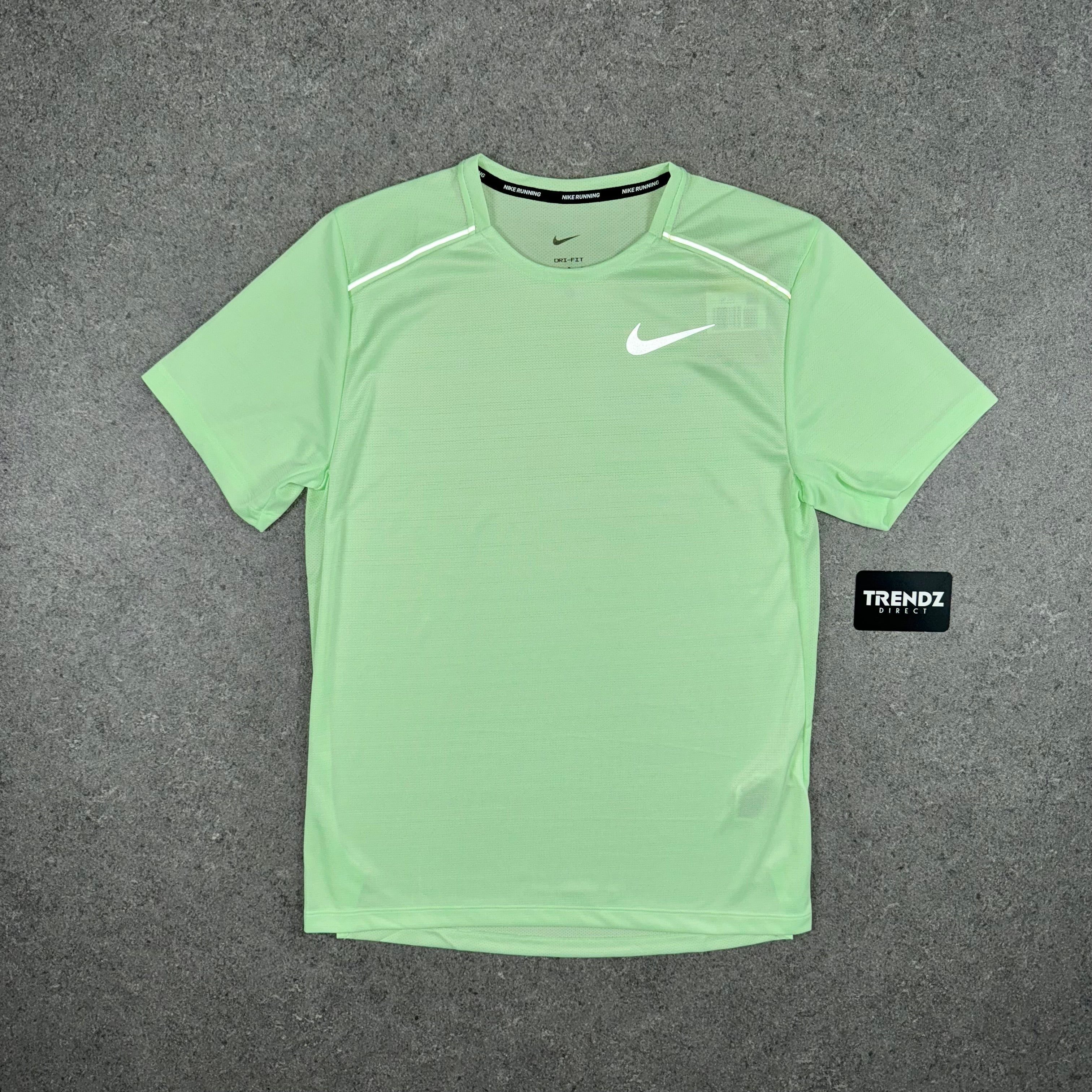 NIKE MILER & CHALLENGER SHORTS SET - VAPOUR GREEN