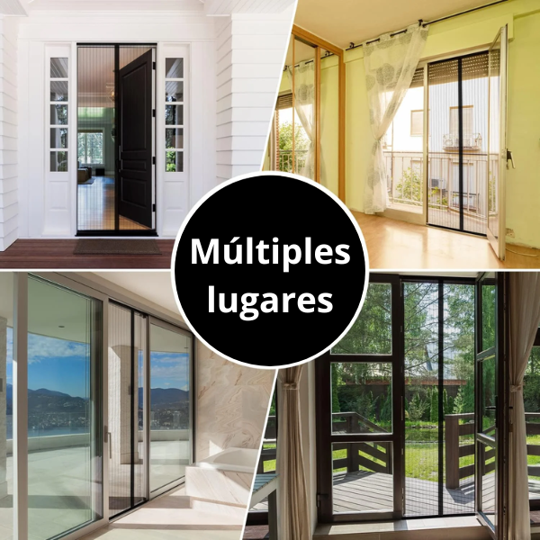 Mosquitera magnética para puerta + ¡Regalo!