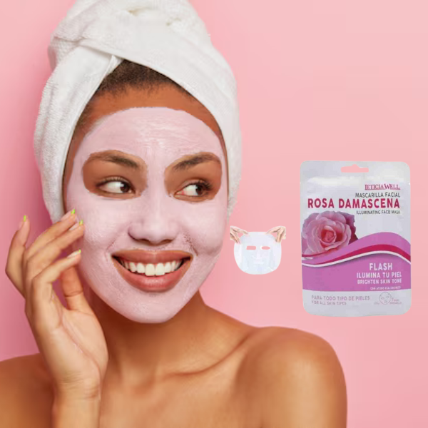 Mascarilla facial - Aroma Rosa Damascena
