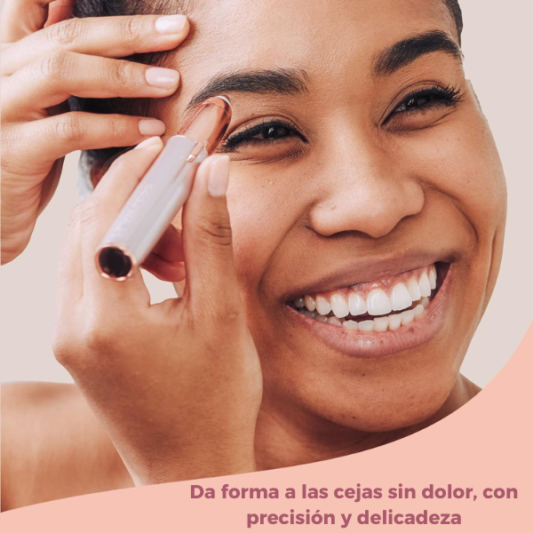 Depiladora facial con luz