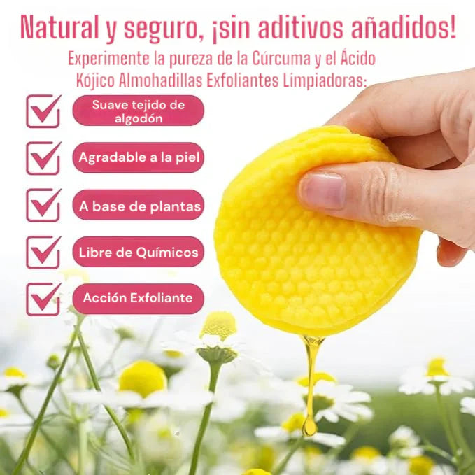 Almohadillas de Ácido Kójico y Cúrcuma - Bellezia Luxe