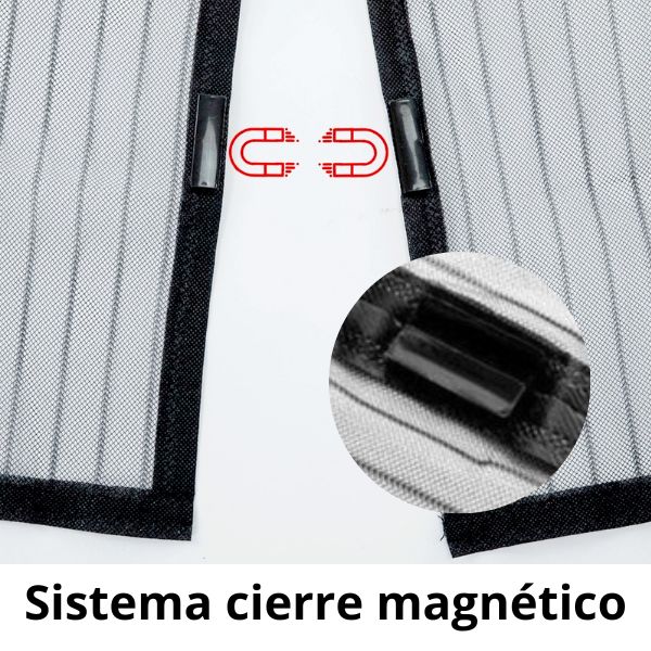 Mosquitera magnética para puerta + ¡Regalo!