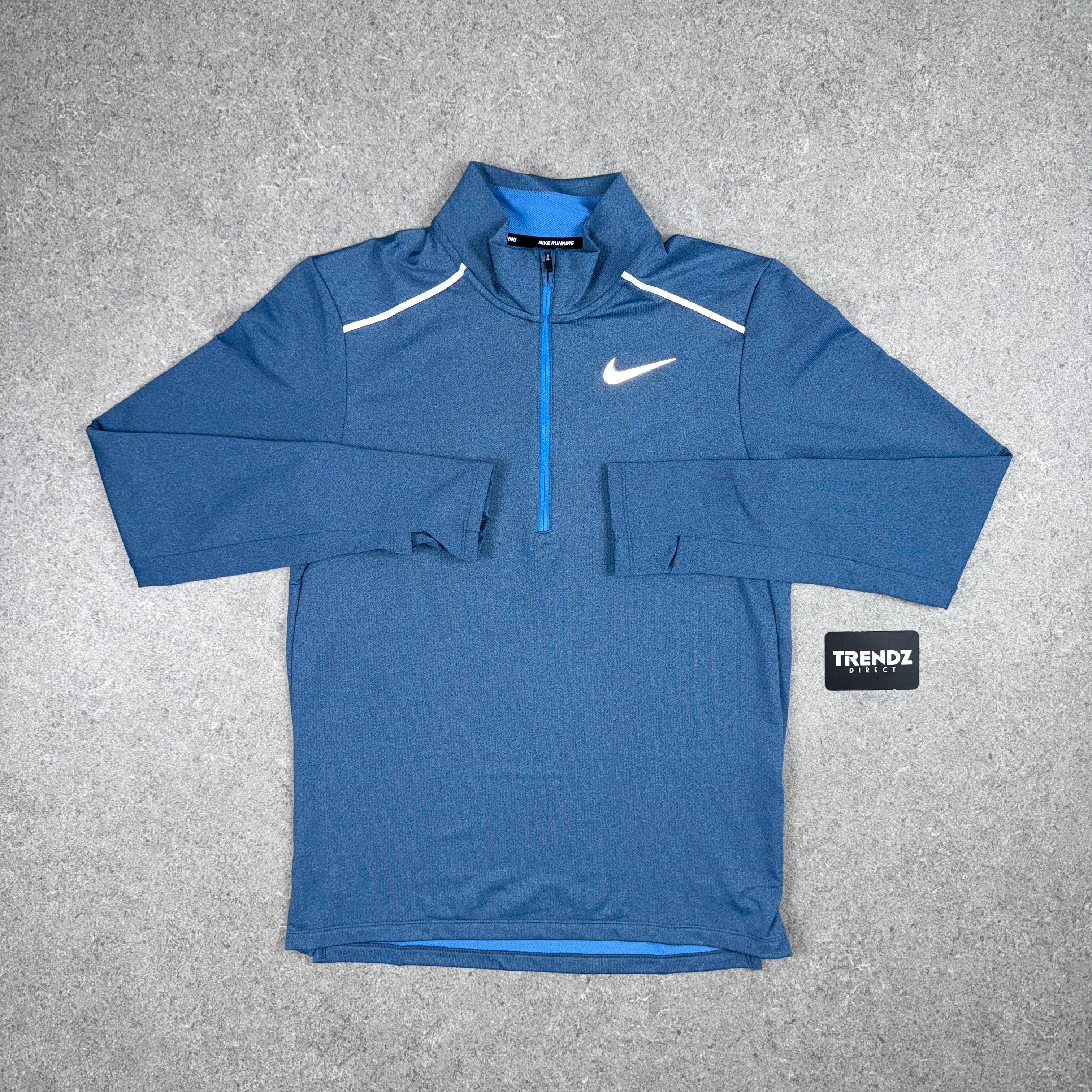 NIKE ELEMENT 3.0 HALF ZIP - OBSIDIAN BLUE