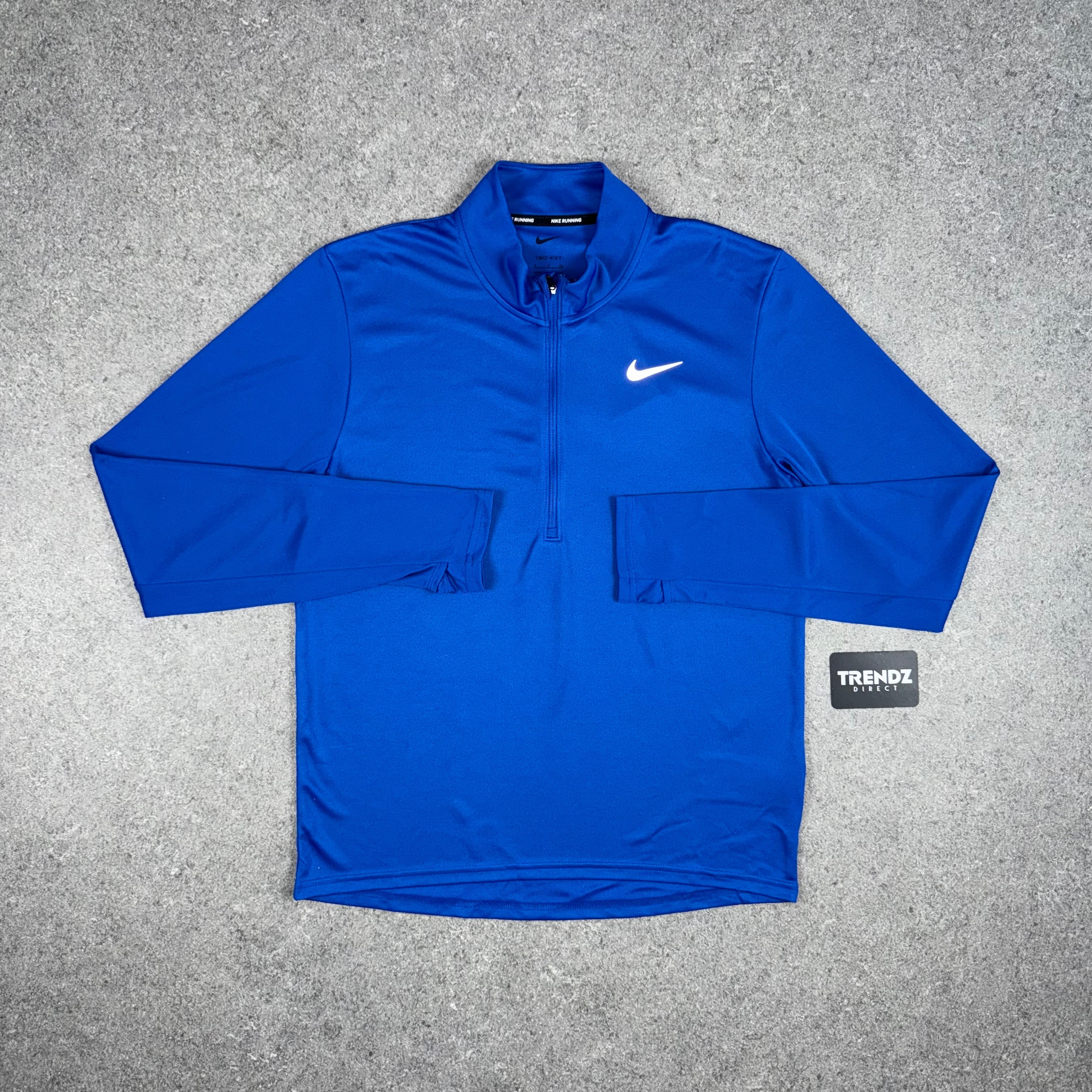 NIKE PACER HALF ZIP & CHALLENGER SHORTS SET - ROYAL BLUE