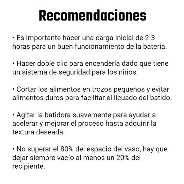 Batidora BlendGo + Regalo Ebook batidos