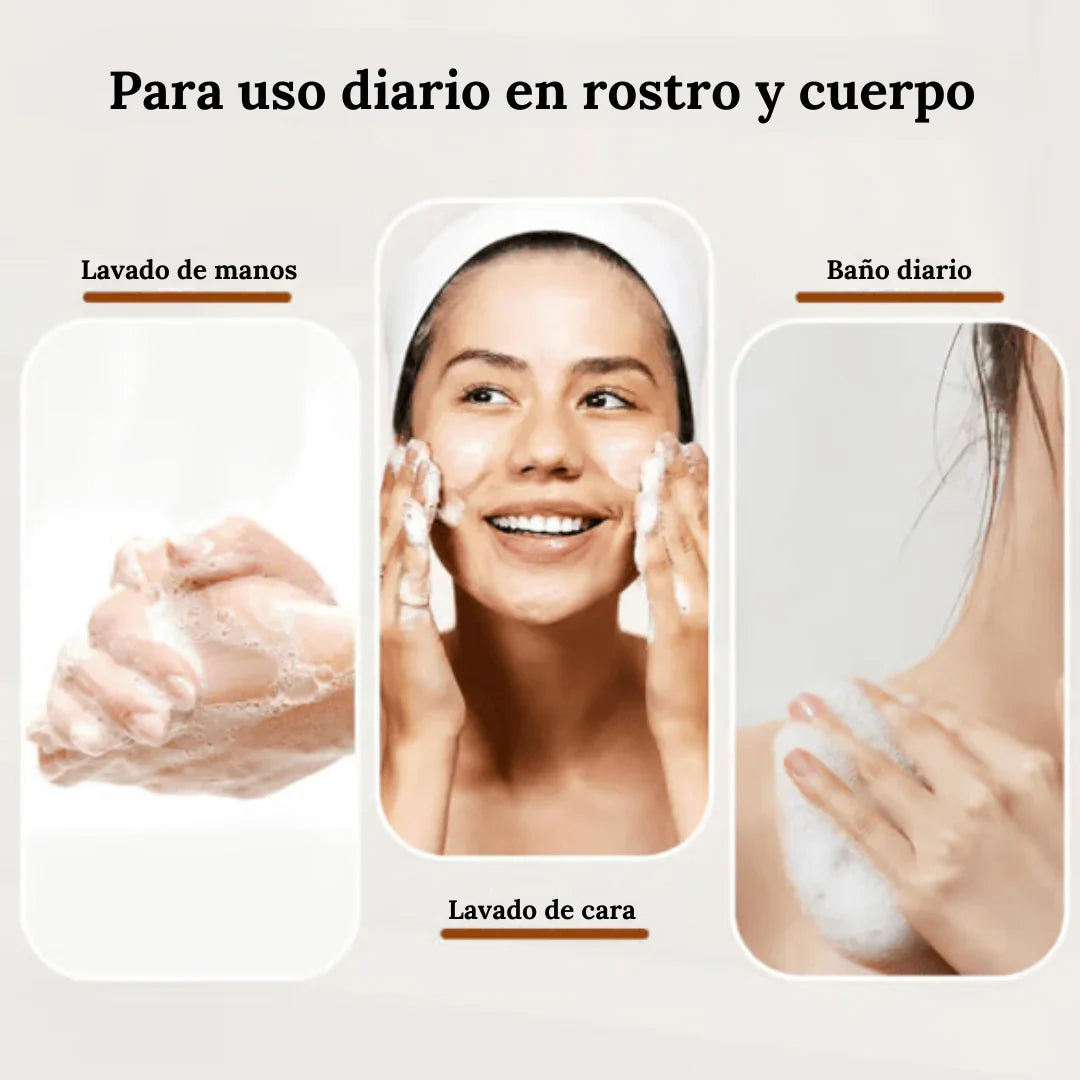 Jabón de Ácido Kójico de Limón y Cúrcuma - Bellezia Luxe