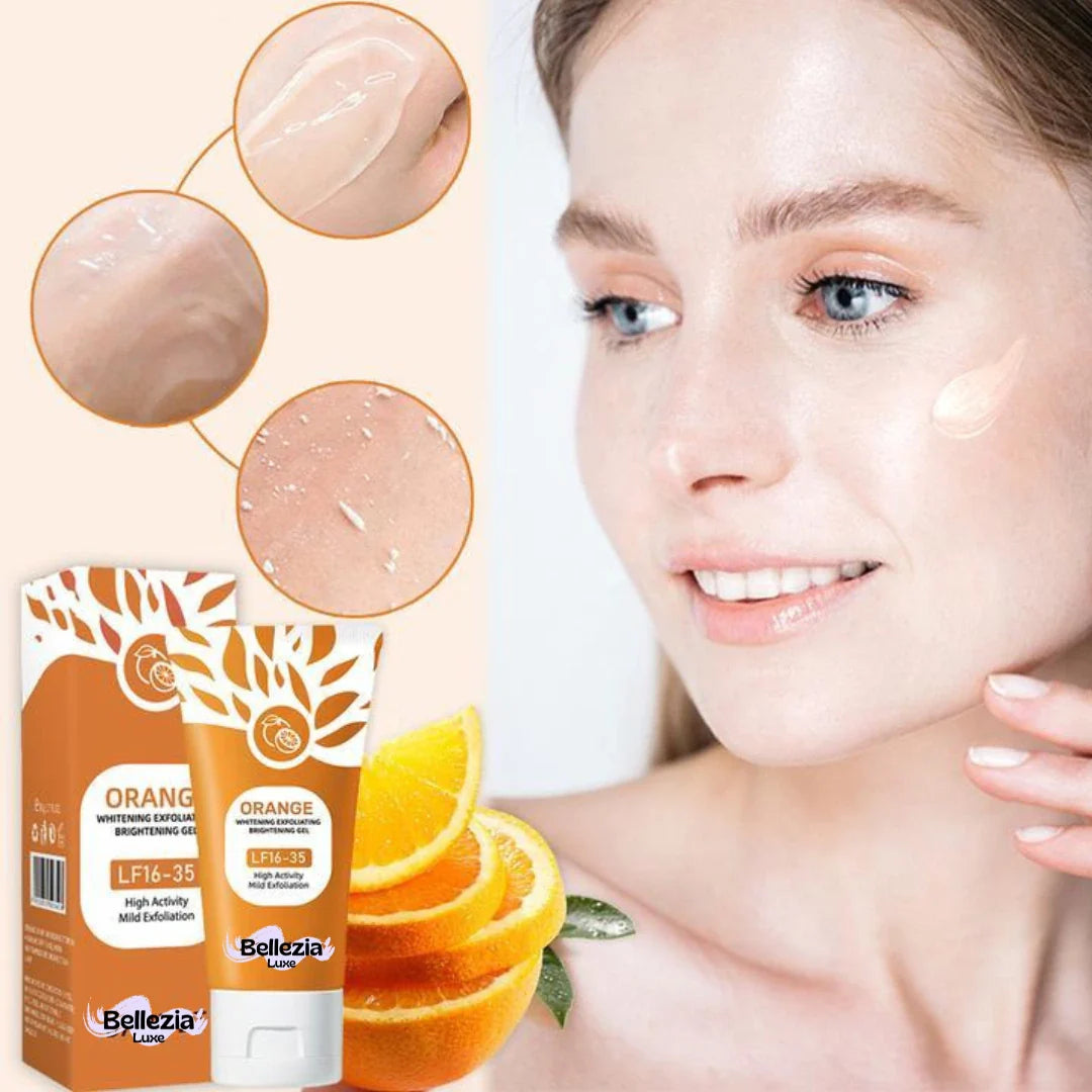 Gel exfoliante iluminador de Naranja - Bellezia Luxe