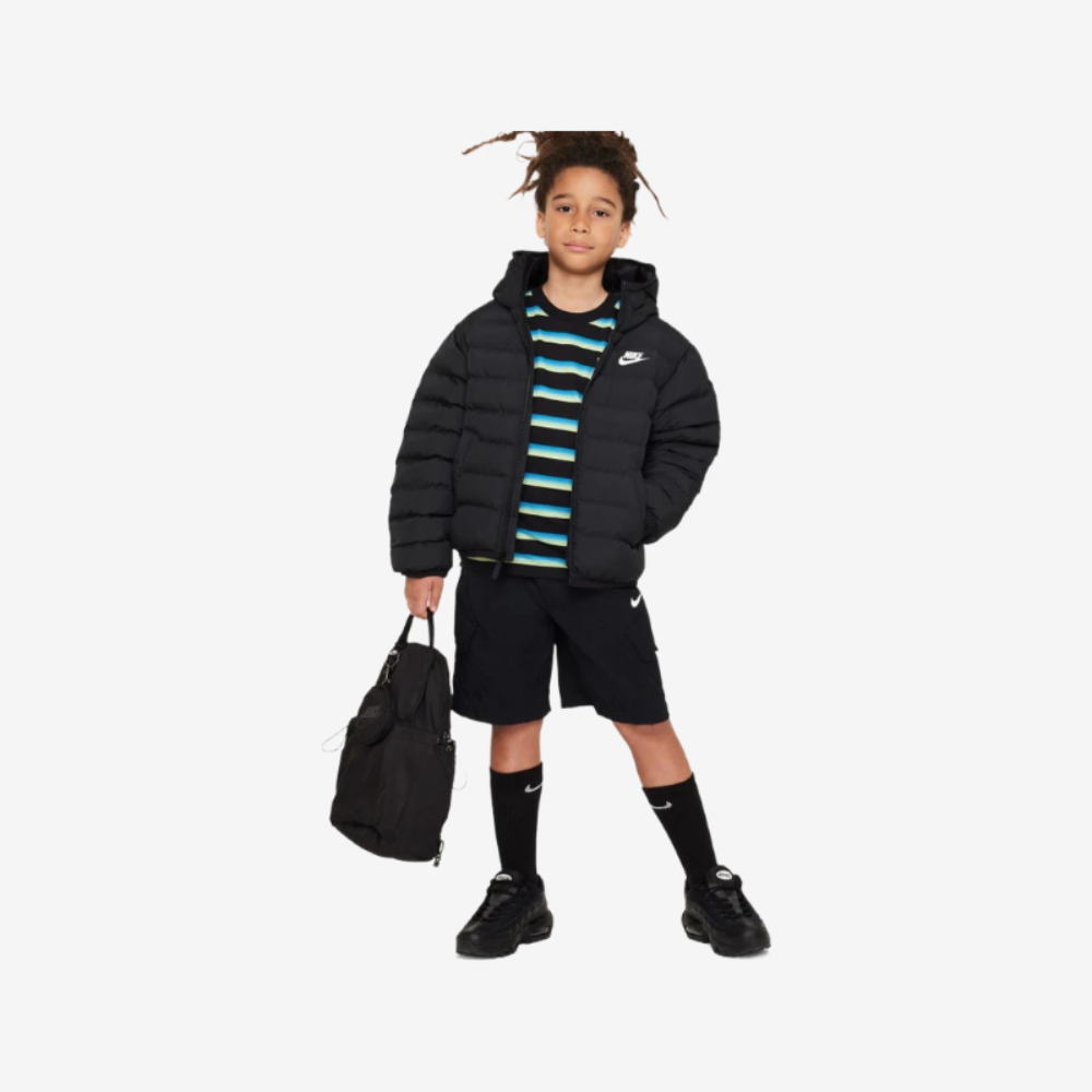 Nike Sportswear Lightweight Synthetic Fill Loose GS Kids' Hooded Jacket