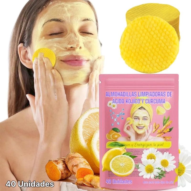 Almohadillas de Ácido Kójico y Cúrcuma - Bellezia Luxe