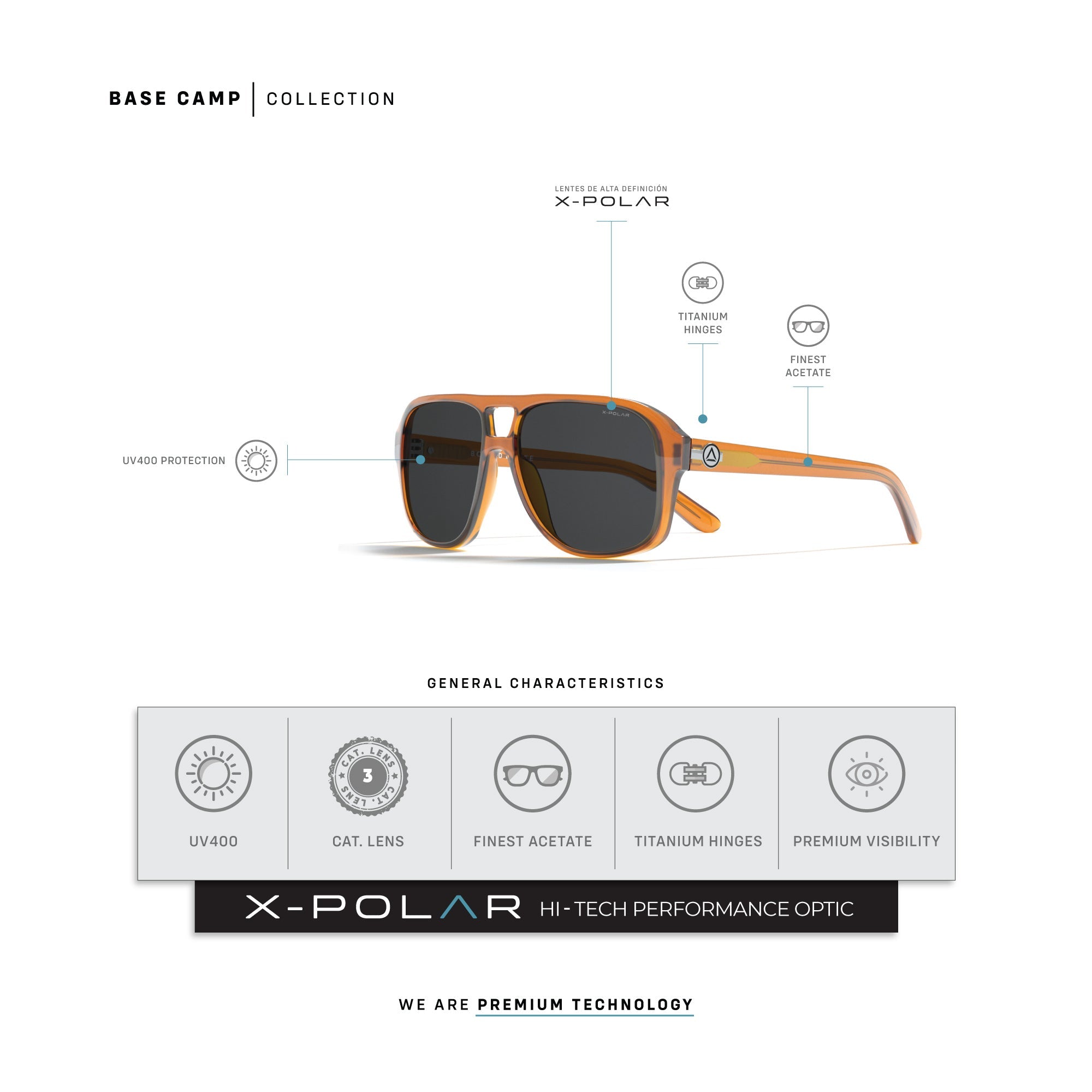 Base Camp Orange / Black